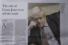 The role of court jester is to tell the truth